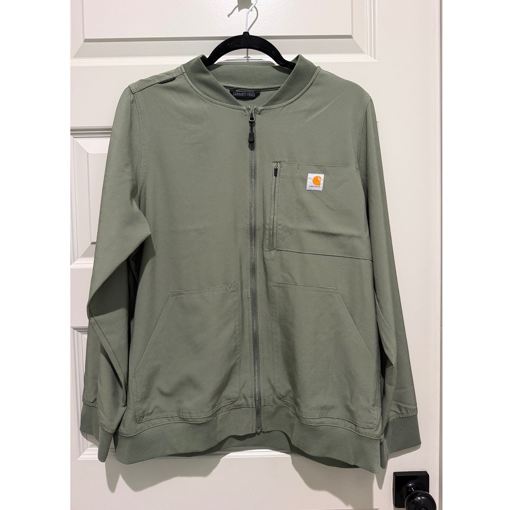 Carhartt Force Cross-Flex Womens Modern Fit Lightweight Jacket Olive NWT M